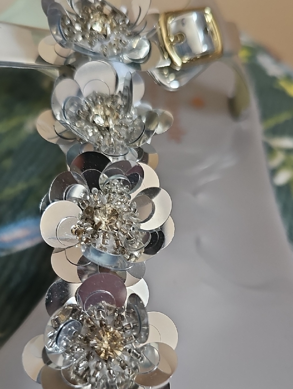 Kate Spade Rhinestone Sandals - Picture 3 of 4